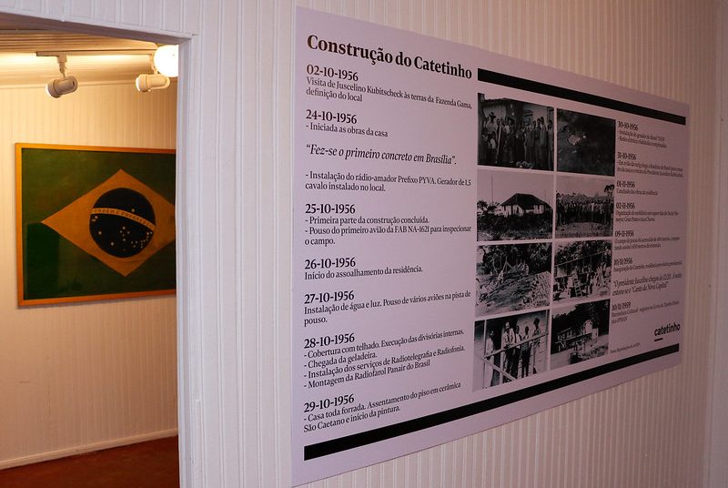 Imagem interna do Museu do Catetinho