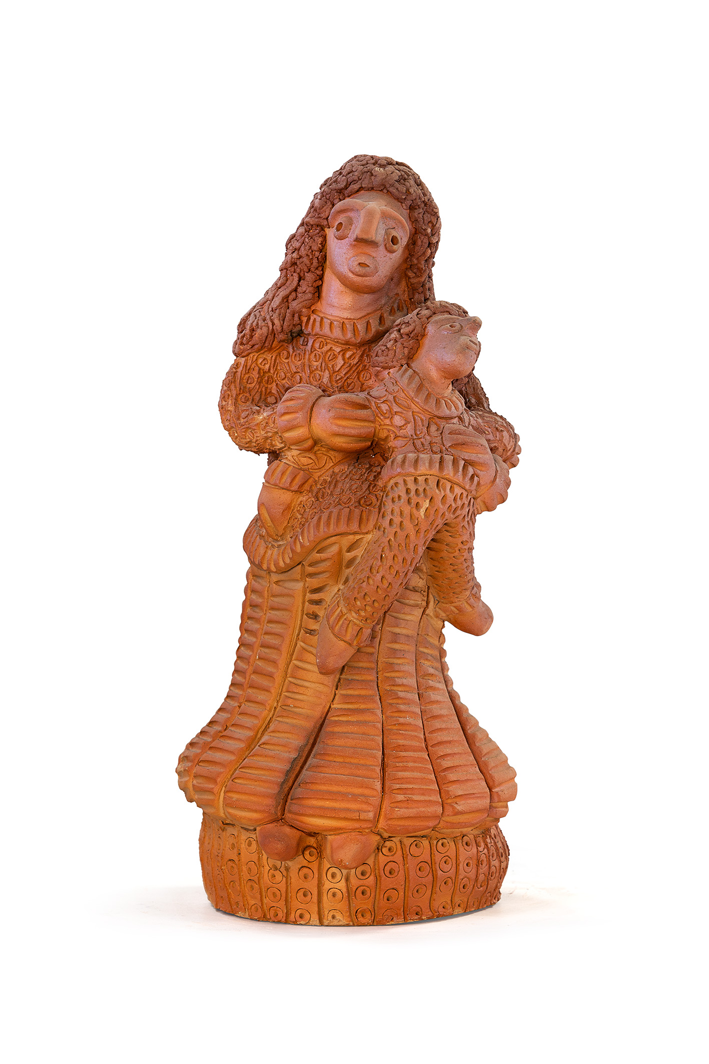 Escultura em barro
